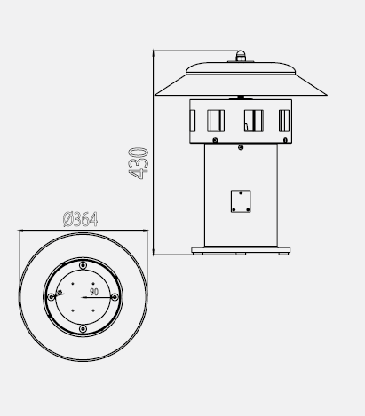 Mucco SL422 Motorlu Metal Siren 220V SNT-SL422